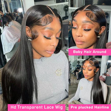 13x4 HD Straight Lace Frontal Wig Density 250%