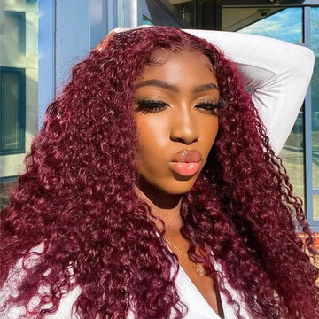 Loose Deep Wave 99j Burgundy Wig