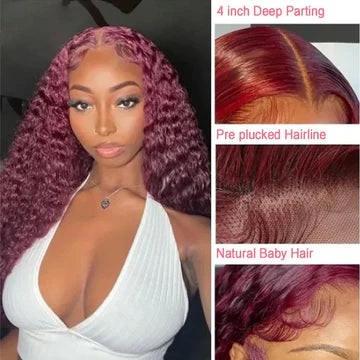 Loose Deep Wave 99j Burgundy Wig